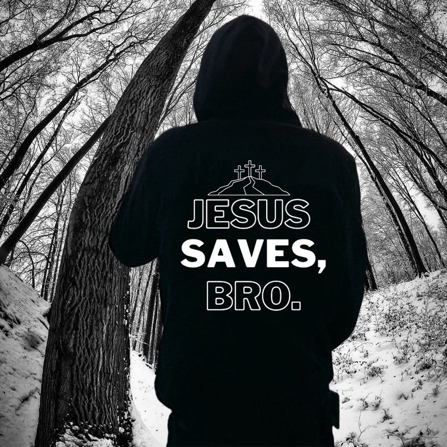 Jesus saves bro hoodie hotsell