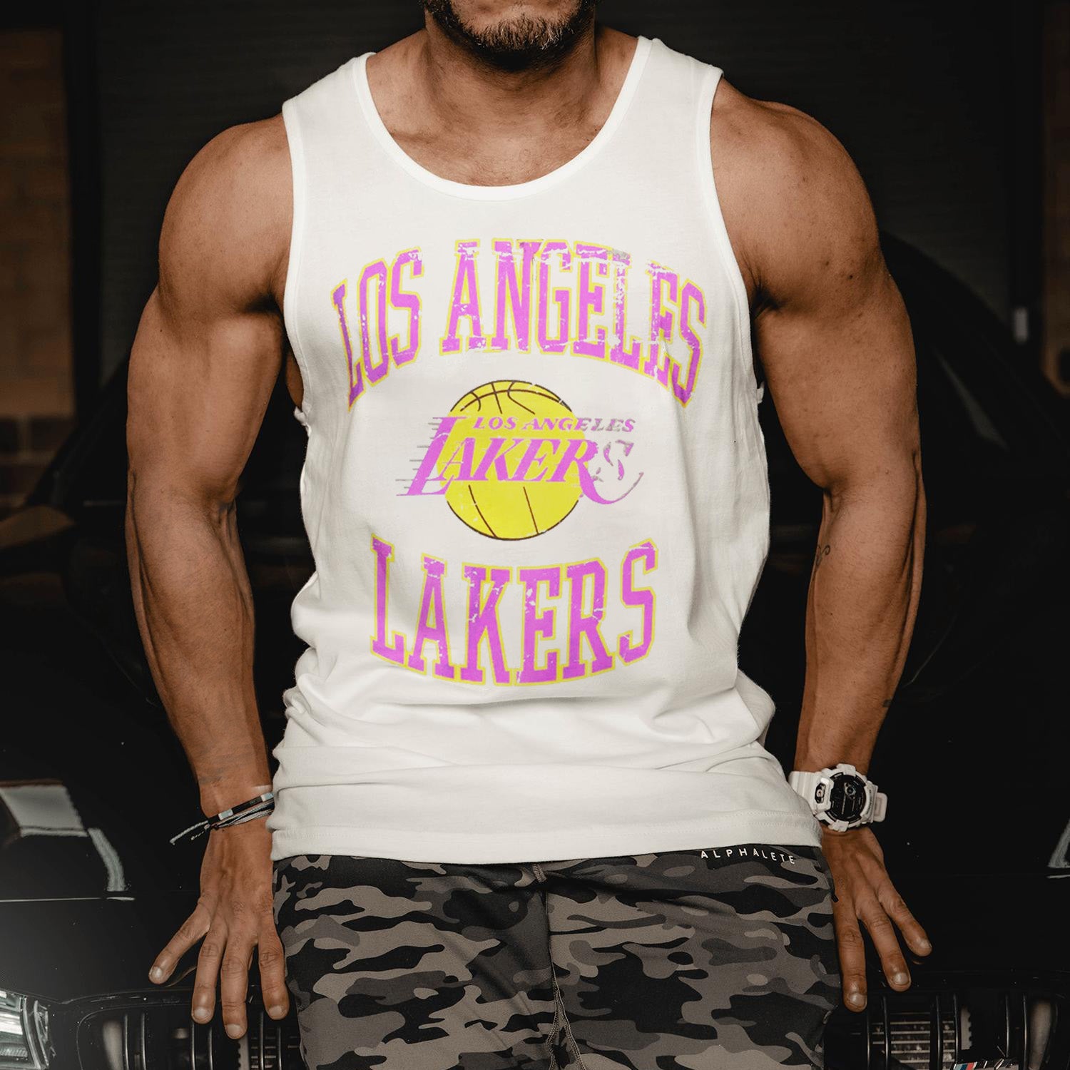 LA Lakers Print Tank Top