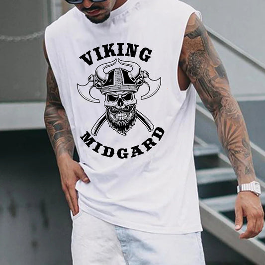 Viking Midgard Norse Mythology Men's Tank Top