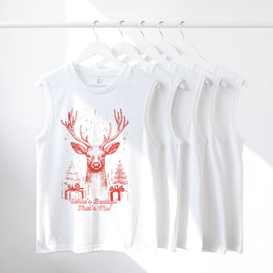 Christmas Reindeer with Presents Men's Tank Top