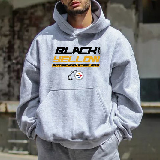 NOVAROPA™ Pittsburgh Steelers Graphics Casual Men's Hoodies