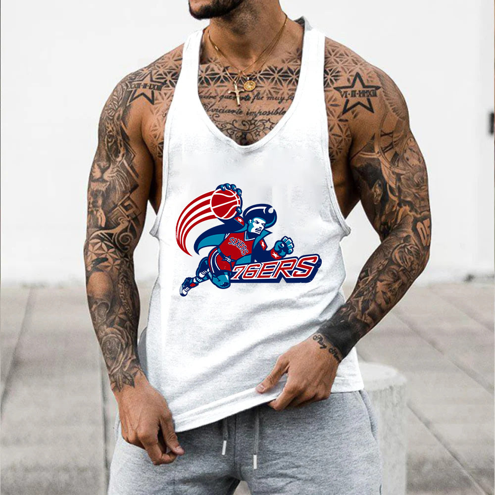 Philadelphia 76ers Men‘s Tank Tops-A