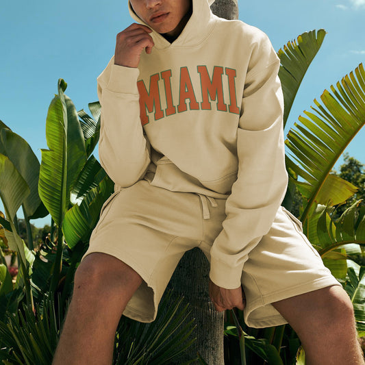 Miami City Name Men's Casual Hoodies