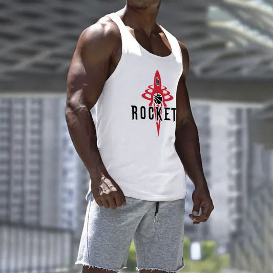 Houston Rockets Men‘s Tank Tops-A