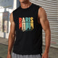 Paris Citycapes Men's Cotton Tank Top-C