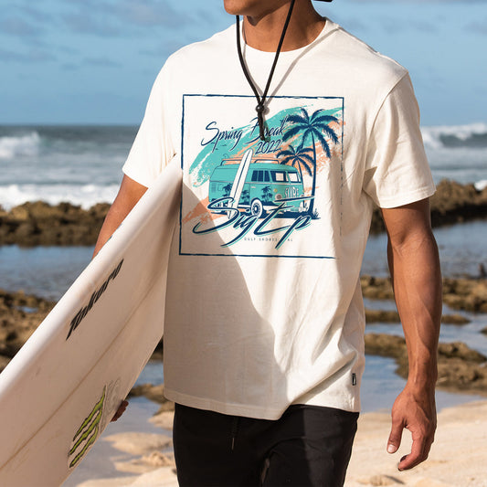 Clearance-2023 Beach Vacation Surf Men's T-Shirt-L