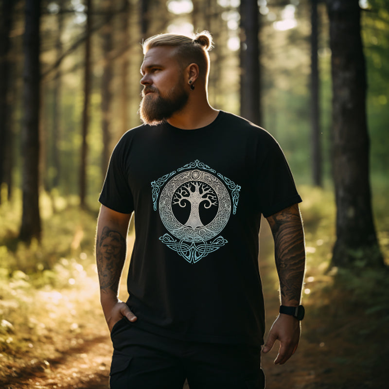 Nordic Mythology Yggdrasil Men's Graphic Tee