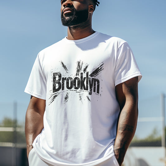 Men's Brooklyn Vintage Print Short Sleeve T-shirt