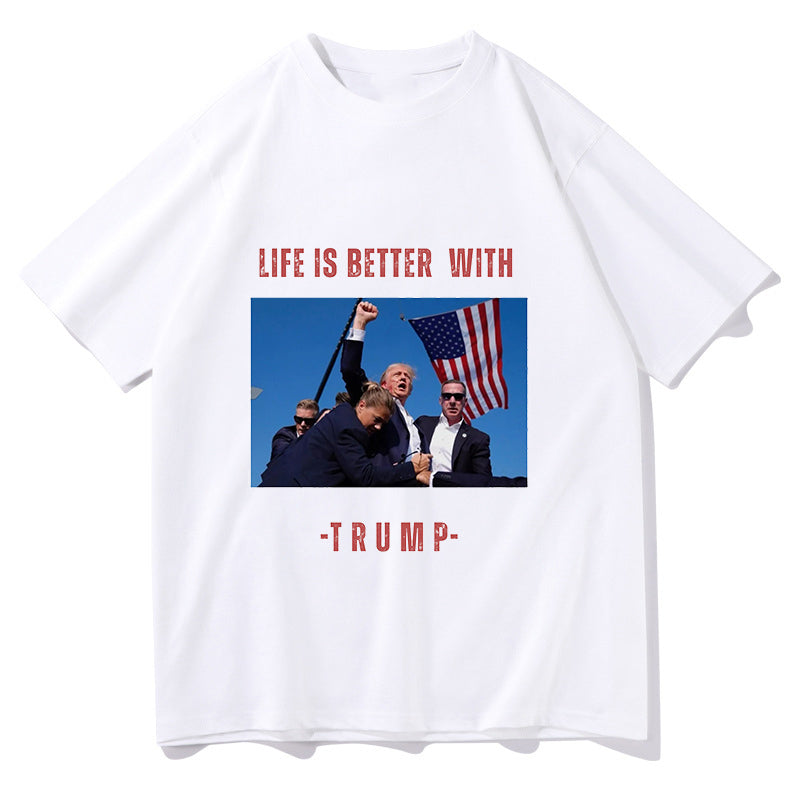 Life With Trump Men's Short Sleeve T-shirt