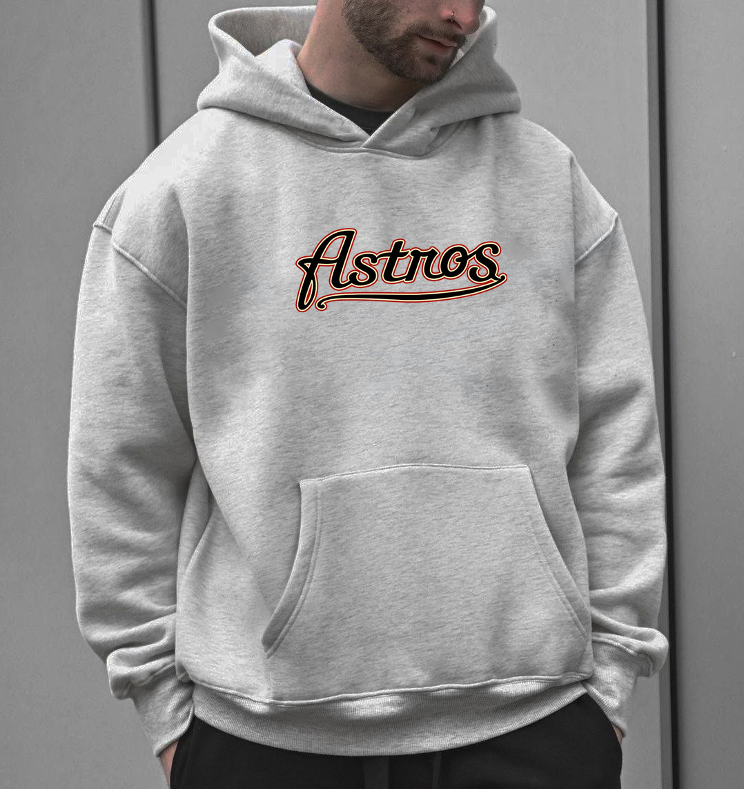 Houston Astros Baseball Men's Fleeced Hoodie