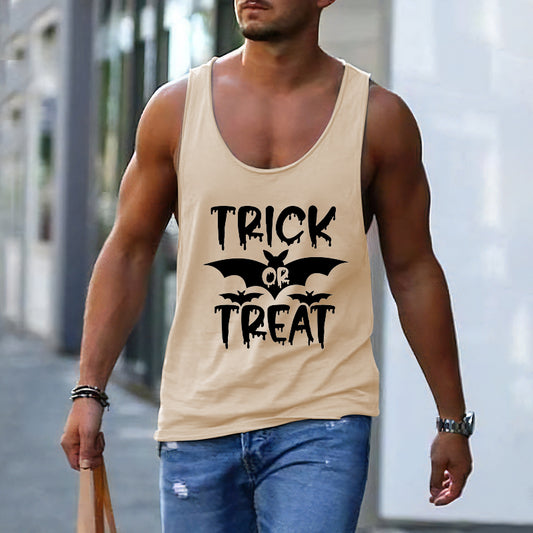 Trick or Treat Men's Spooky Tank Top