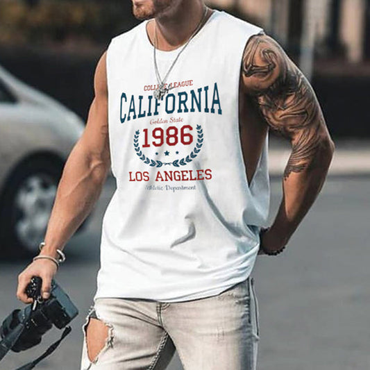 Clearance-California Men's Tank Top-2XL