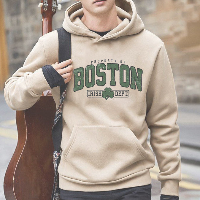 Property of Boston Irish Dept Fleece Hoodie