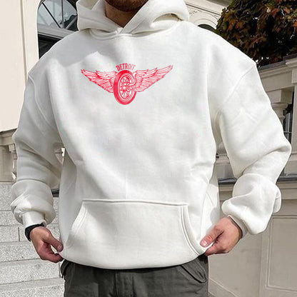 Detroit Red Wings Men's Fleeced Hoodie