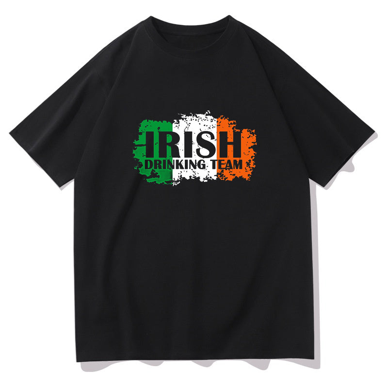 Ireland's Finest Drinkers Irish Drinking Team Flag Tee