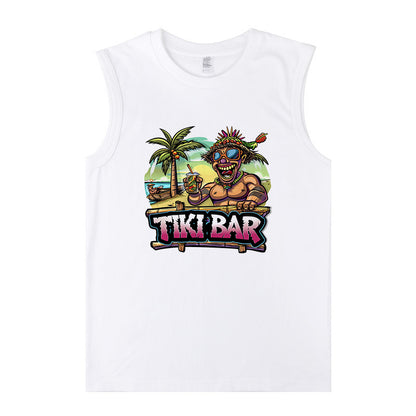 Tiki Bar Tropical Vibes Men's Tank Top-C