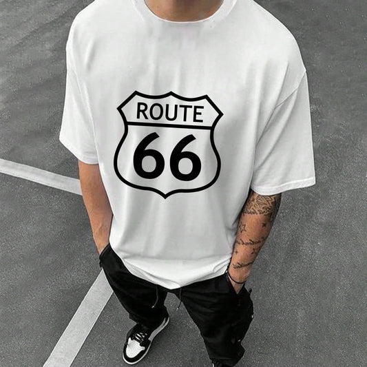 ROUTE 66 Men's Cotton T-shirt 230 GSM