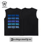 God First Bro. Men's Gradient Blue Letter Print Tank