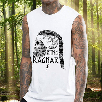 King Ragnar Norse Legend Inspired Men's Tank Top