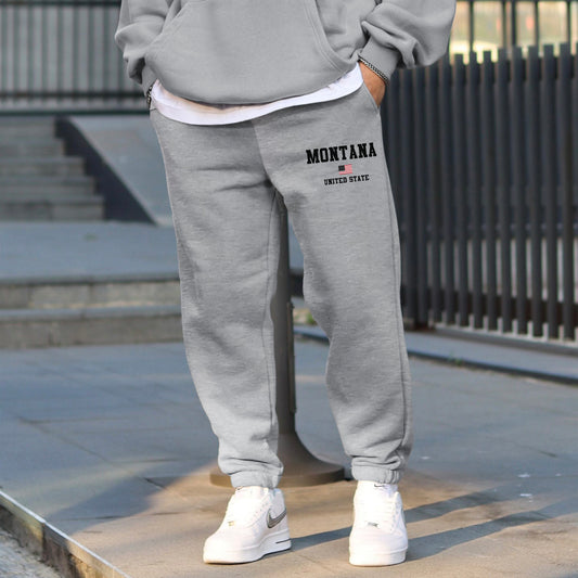 Montana Men's Casual Streetwear Sweatpants