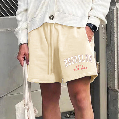 Brooklyn 1898 Men's Beige Shorts