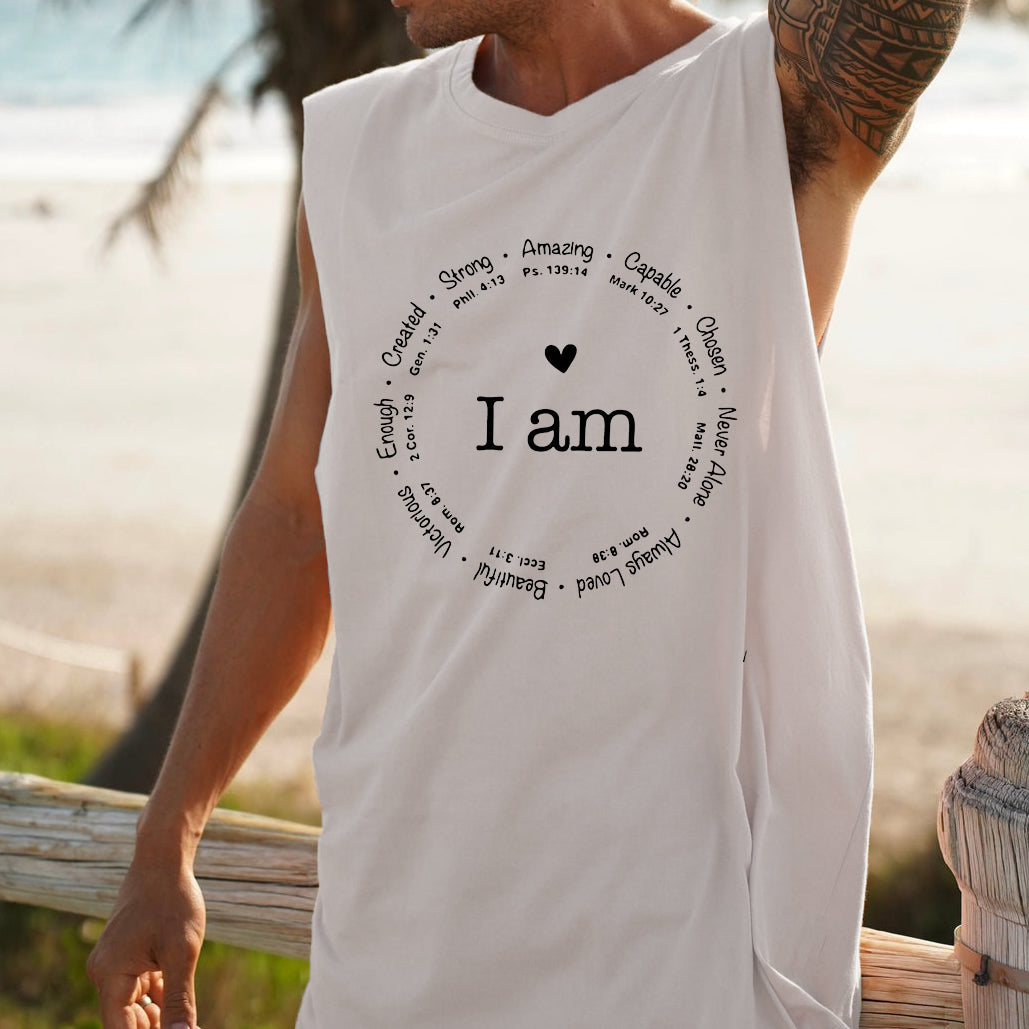 Love Who I am Men's Tank Top-B