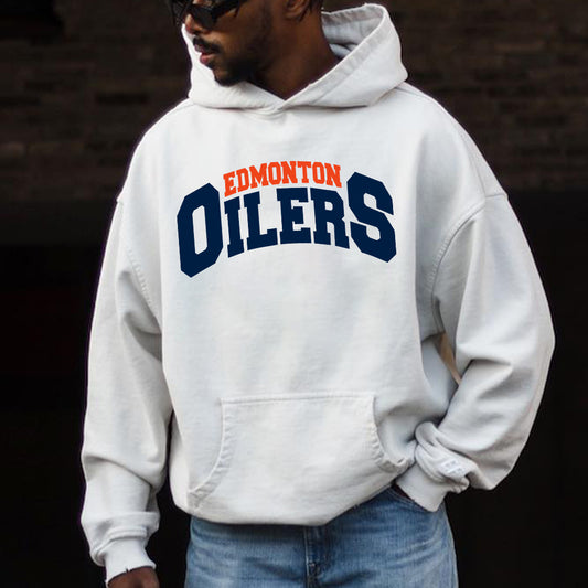 Edmonton Oliers Men’s Fleeced Hoodie