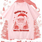 Men's Santa Claus Print Short Sleeve Tee