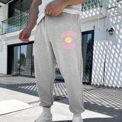 Clearance-Lakers Men's Streetwear Sweatpants-2XL