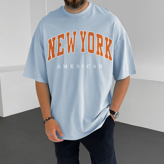 New York Men's Streetwear Casual T-Shirts