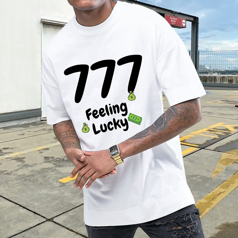 Lukcy Number 777 Men's Shorts Sleeve T-shirt