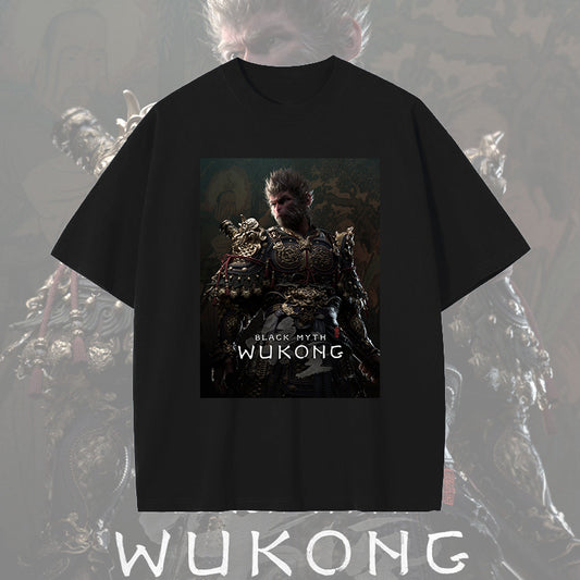 Men's Black Myth Wukong Loose Fit Cotton Tee