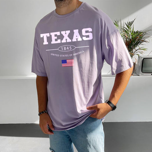 Texas Men's Stylish Oversized T-Shirts