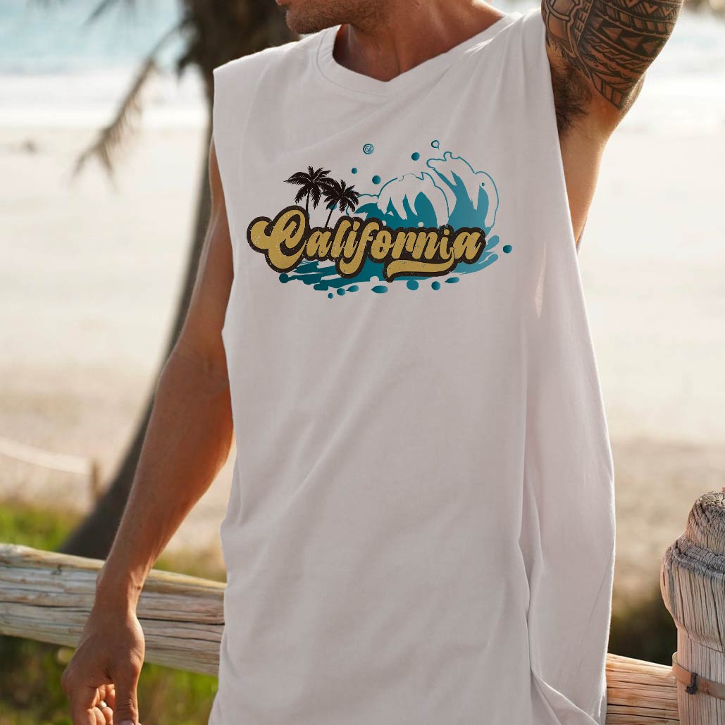 NOVAROPA™ California Men's Surf Tank Top-B