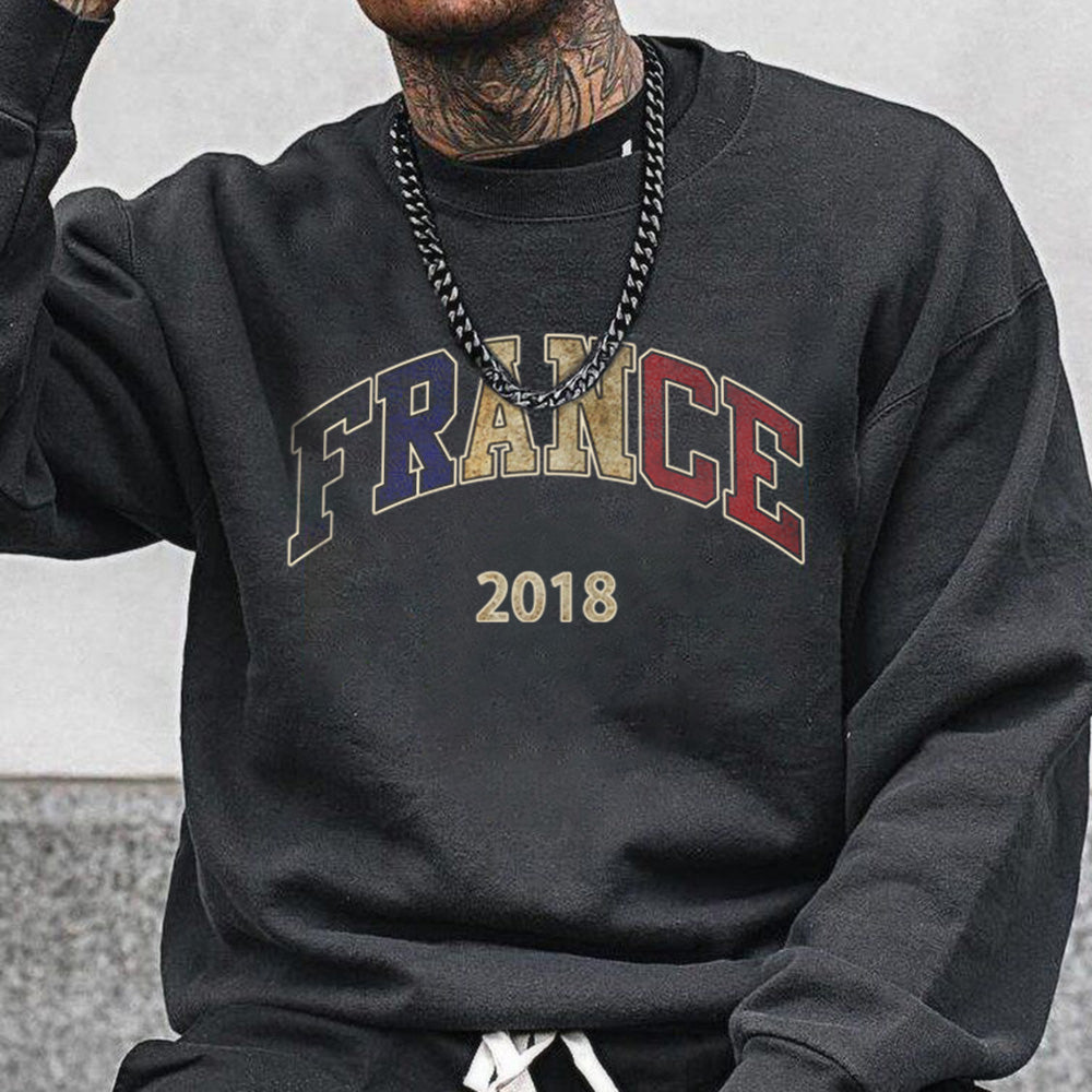 France 2018 World Cup Champions Men's Fashion Sweatshirts