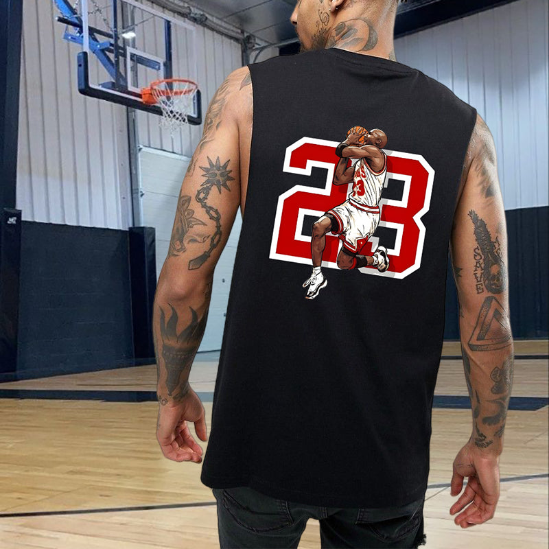 Number 23 Basketball Fans Men's Tank Top-B