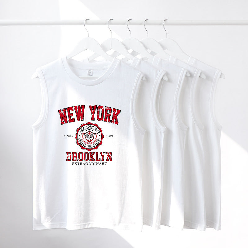 New York City Print Men's Tank Top