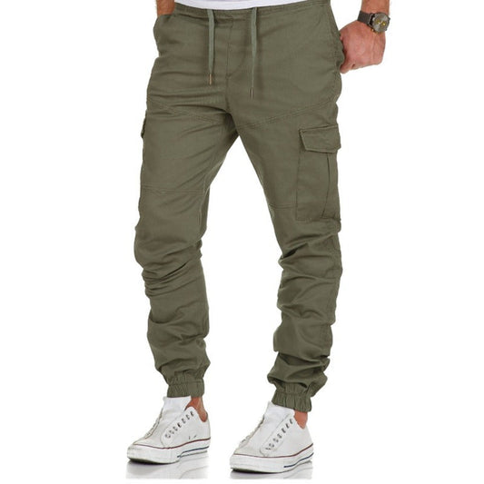 Clearance-Large Pocket Cargo Pants-M