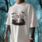 Spooky Ghost Tombs Men's Cotton T-shirt