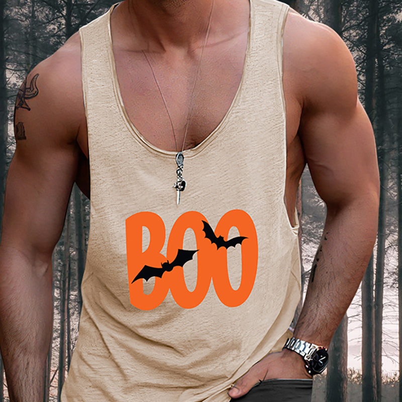 Halloween Spirit BOO & Bat Men's Vest