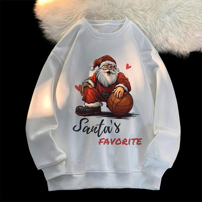 Xams Santa's Favorite Men's Crew Neck Sweatshirt