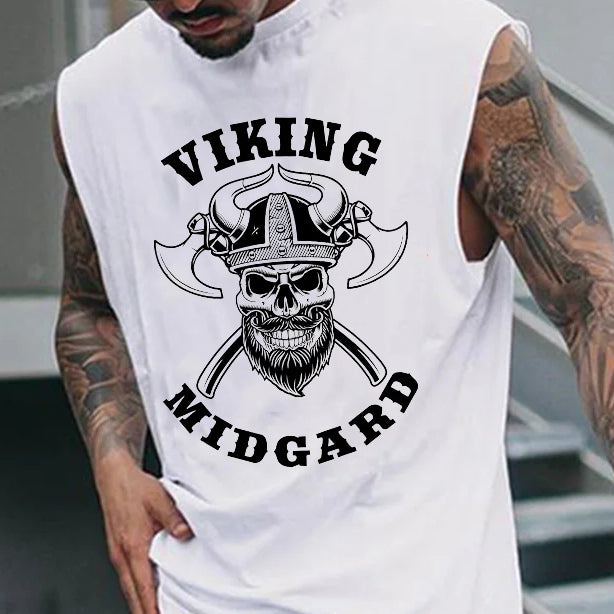 Viking Midgard Norse Mythology Men's Tank Top