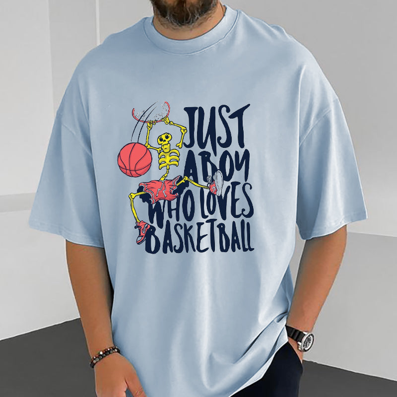 Playful Basketball Skeleton Fun T-shirt