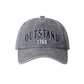 OUTSTAND Embroidered Washed Cap Hat