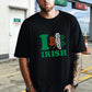 Love for Ireland Shamrock Heart Irish Pride Tee