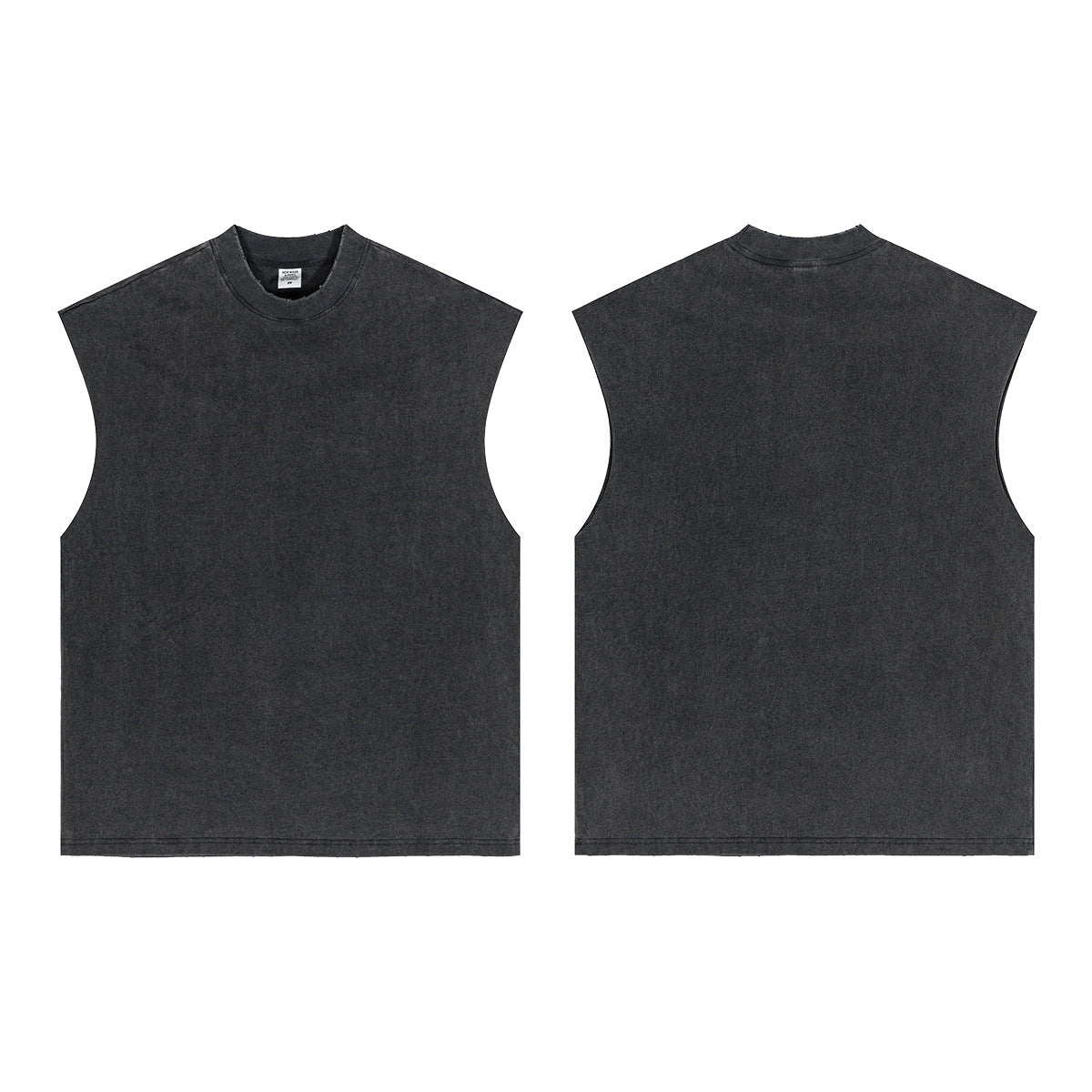 Men's Heavyweight Distressed Washed Sleeveless Tank