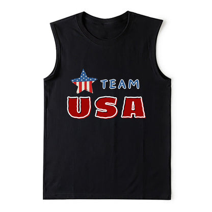 Team USA Men's Summer  Cotton Tank Top-C