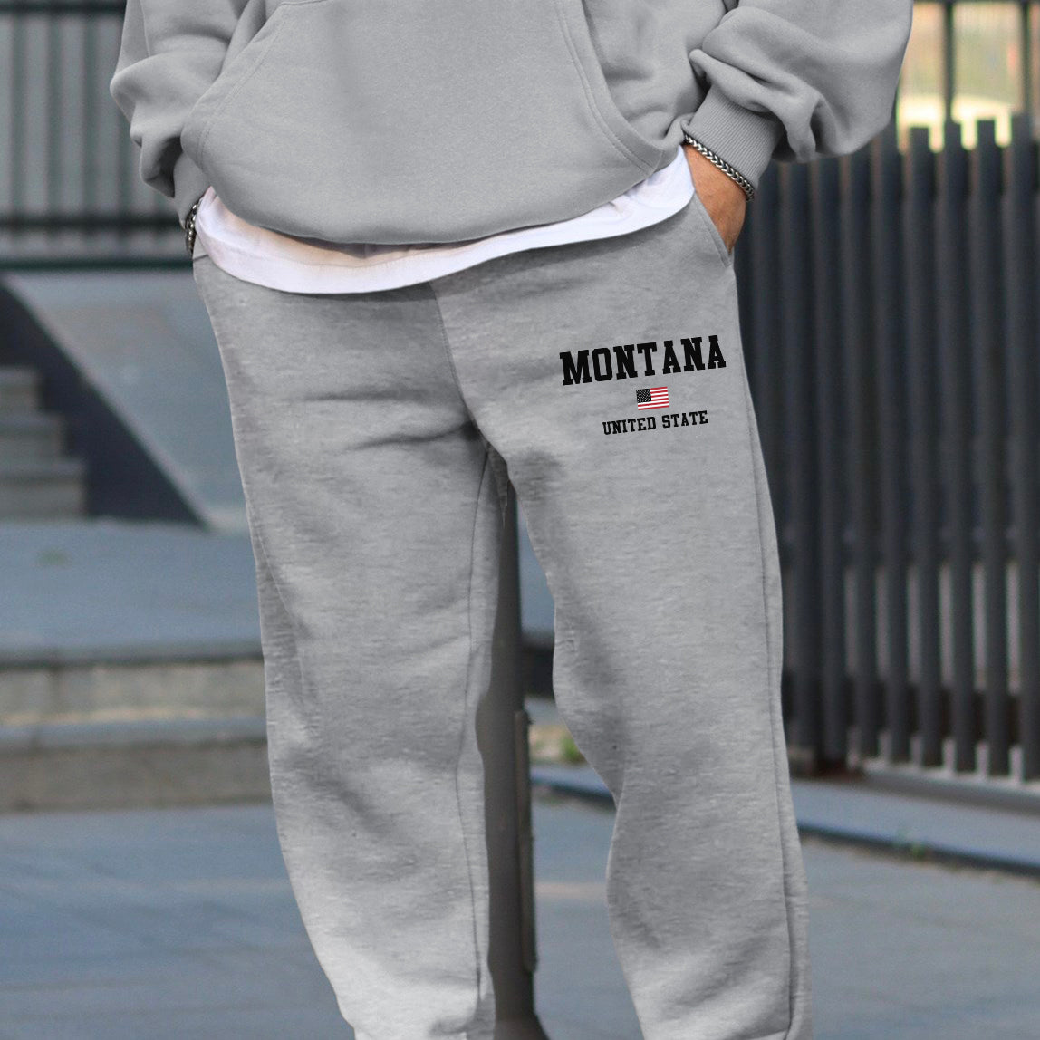 Montana Men's Casual Streetwear Sweatpants