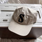 S Embroidered Retro Cap Hat