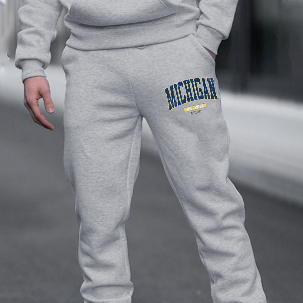 Clearance-Michigan Men's Sweatpants-S